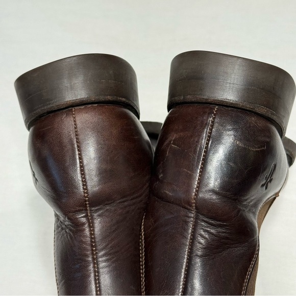 Frye Chelsea Dark Brown Leather Ankle Boots - Picture 14 of 14